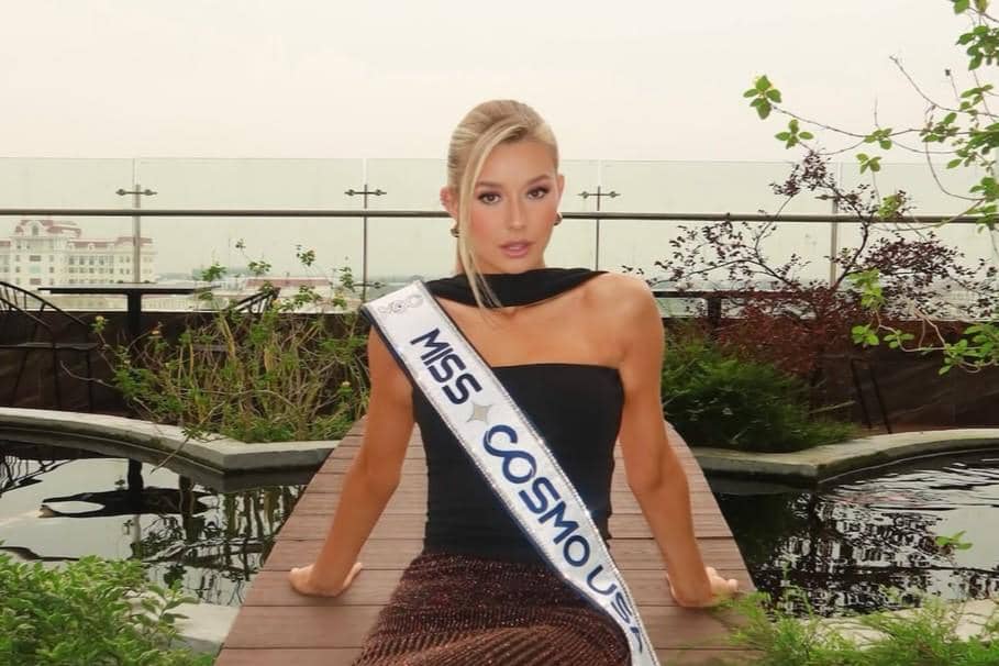 potret Yolina Lindquist, Miss Cosmo Amerika Serikat 2025