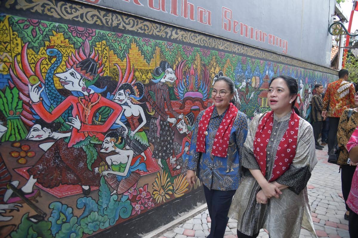 kampung batik, kampung jadul, puan maharani