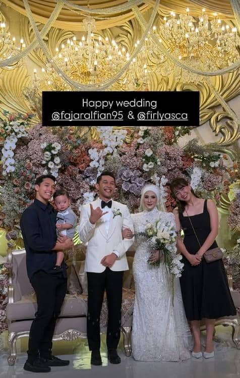 Pebulutangkis di Resepsi Fajar Alfian dan Firly (instagram.com/shanju)