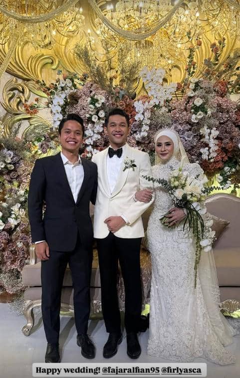 Pebulutangkis di Resepsi Fajar Alfian dan Firly (instagram.com/sinisukaanthony)