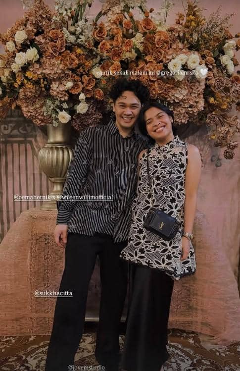 Pebulutangkis di Resepsi Fajar Alfian dan Firly (instagram.com/mikha97)