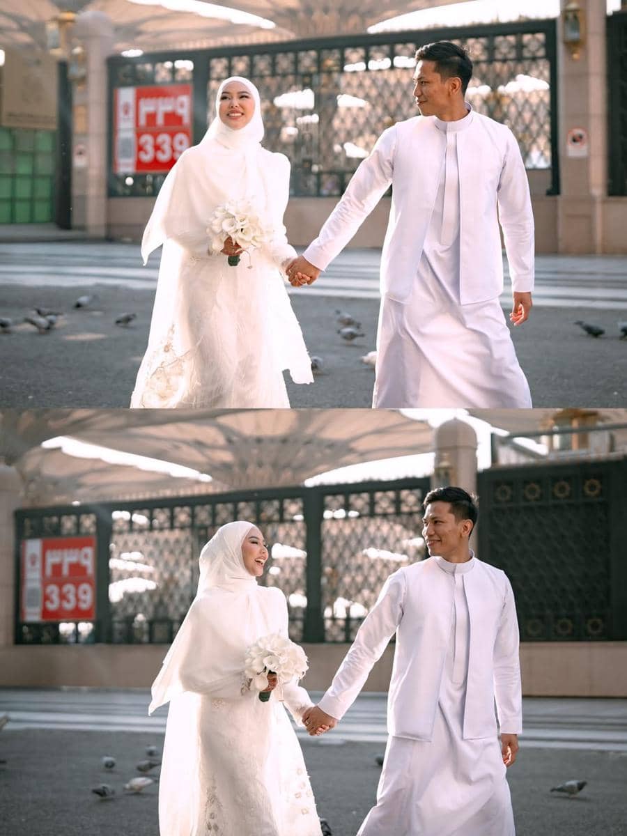 Pernikahan Dara Arafah di Madinah. (instagram.com/daraarafah)