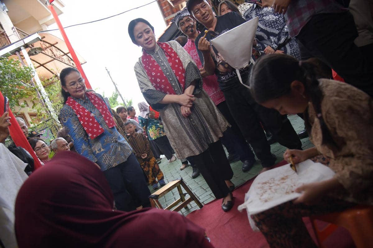 kampung batik, kampung jadul, puan maharani