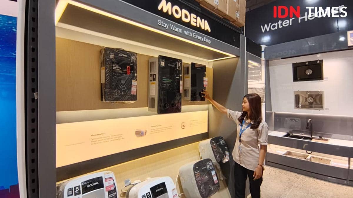 modena, pemanas air, water heater