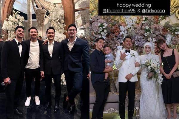 Pebulutangkis di Resepsi Fajar Alfian dan Firly (instagram.com/shanju)
