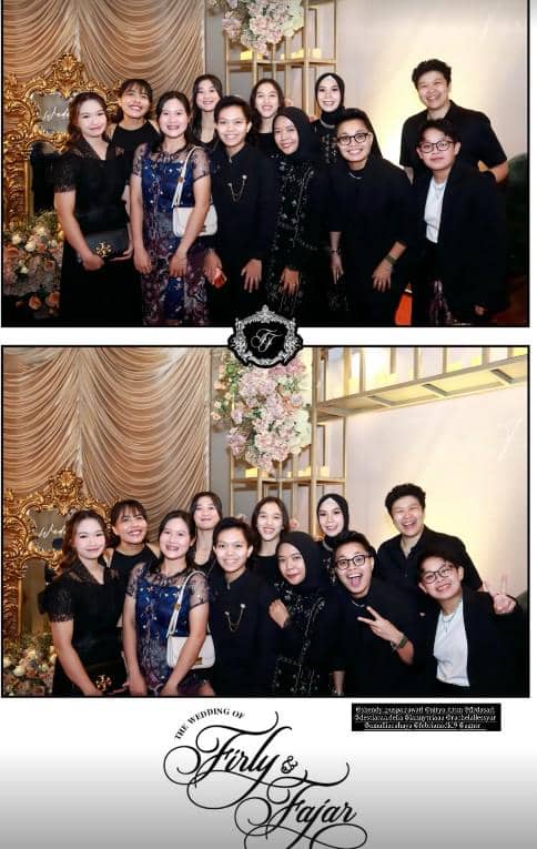 Pebulutangkis di Resepsi Fajar Alfian dan Firly (instagram.com/r.apriyani)