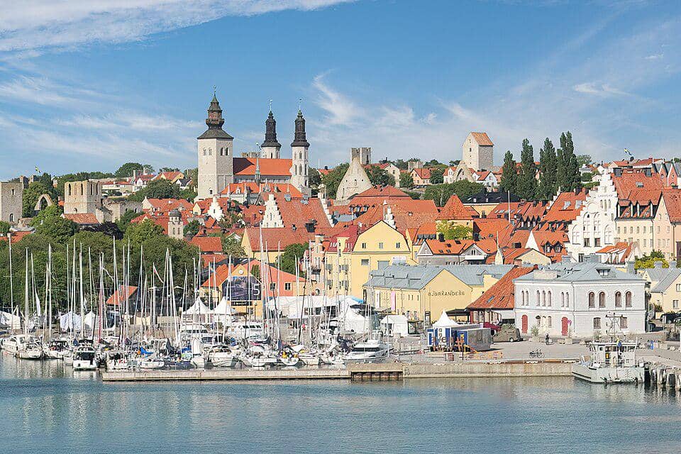 Kota Visby di Swedia