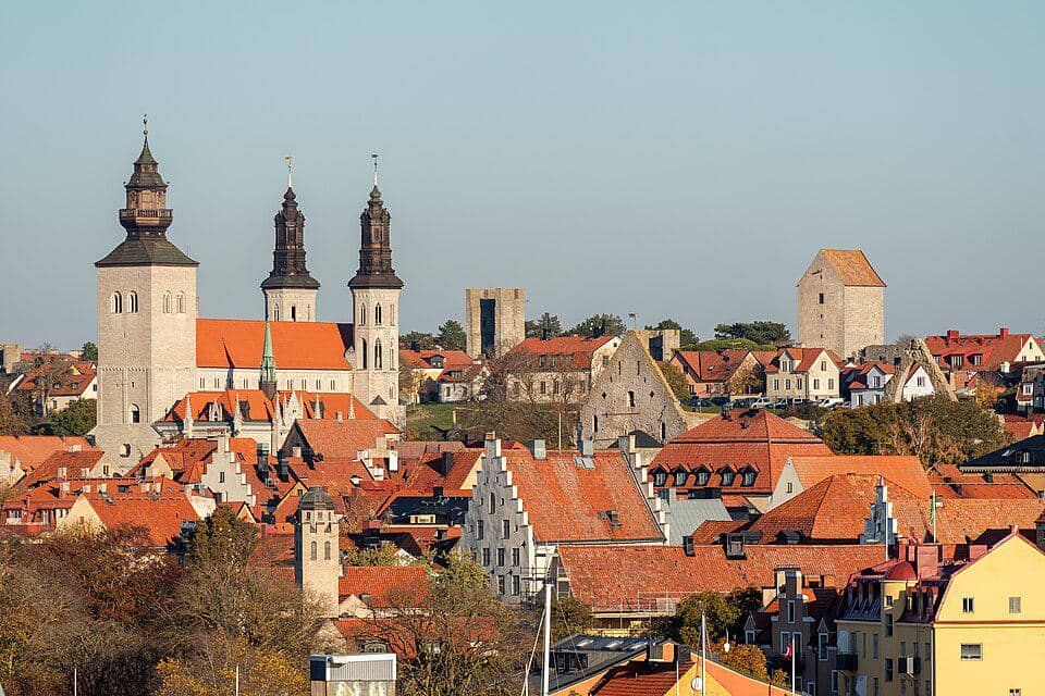 Kota Visby di Swedia