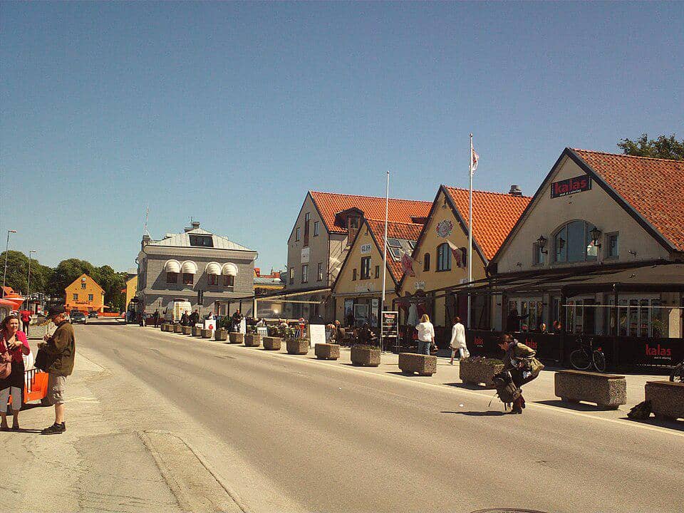 Kota Visby di Swedia