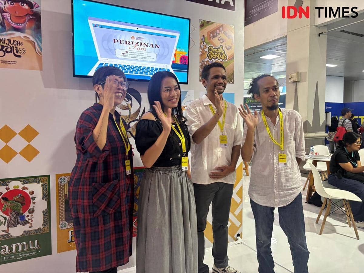 MTN Market dalam agenda JAFF Market 2025, di JEC Yogyakarta, Minggu (30/11/2025). (IDN Times/Herlambang Jati Kusumo)