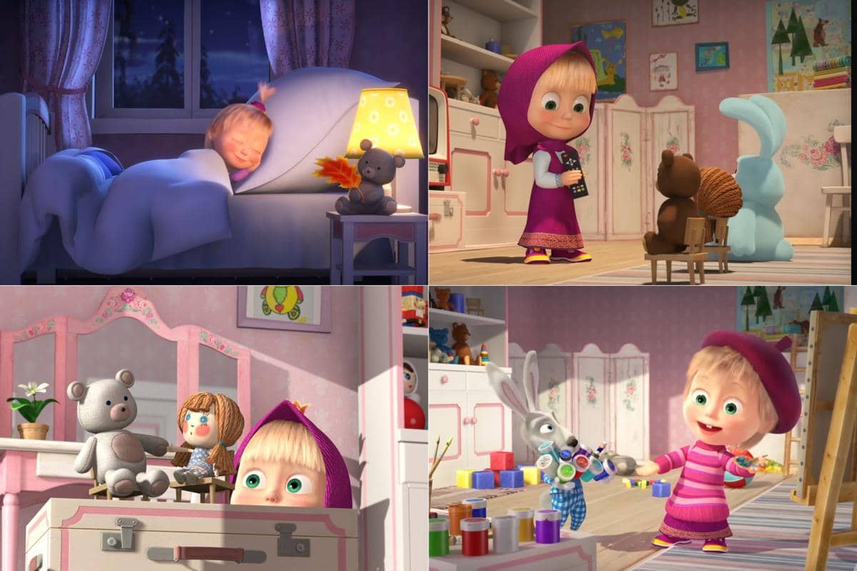 potret berbagai area dan fasilitas di kamar Masha