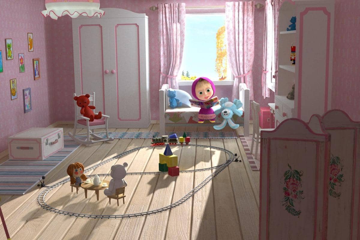 tips menata ruangan tidur anak perempuan ala kamar Masha