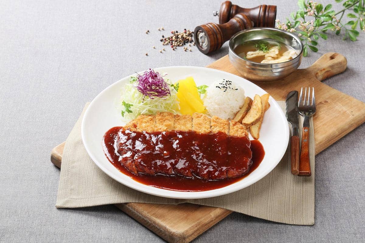 ilustrasi chicken katsu