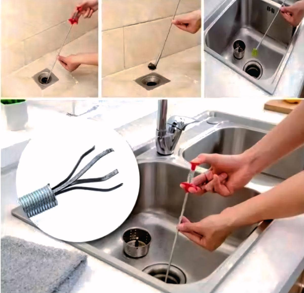 ilustrasi kawat pembersih wastafel (shopee.co.id/HOTITEMSHOP)