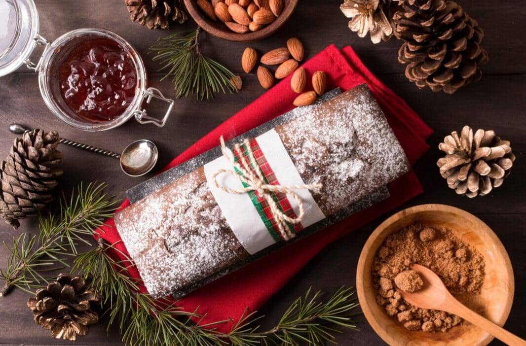 ilustrasi bûche de noël (freepik.com/freepik)