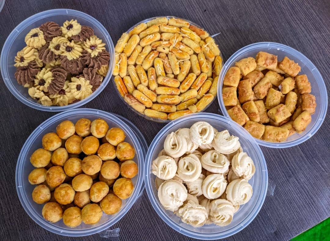 potret kue kering Natal 