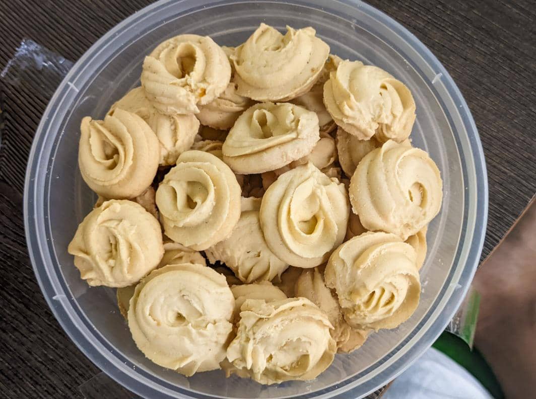 Potret kue sagu keju