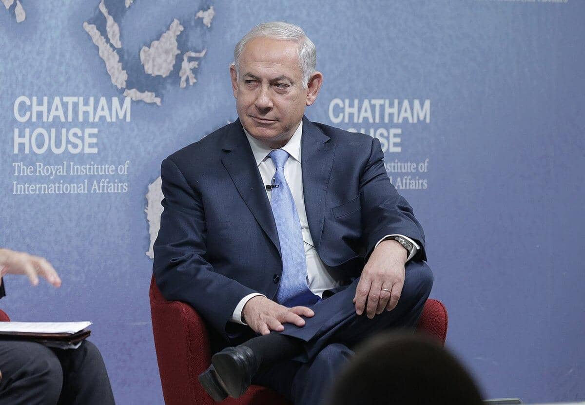 Benjamin Netanyahu (Chatham House, CC BY 2.0, via Wikimedia Commons)