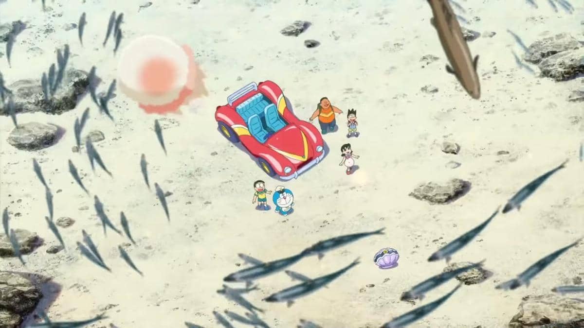 film Doraemon: Nobita and the New Castle of the Undersea Devil (dok. Toho)