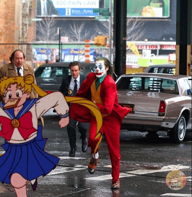 meme anime tentang badut