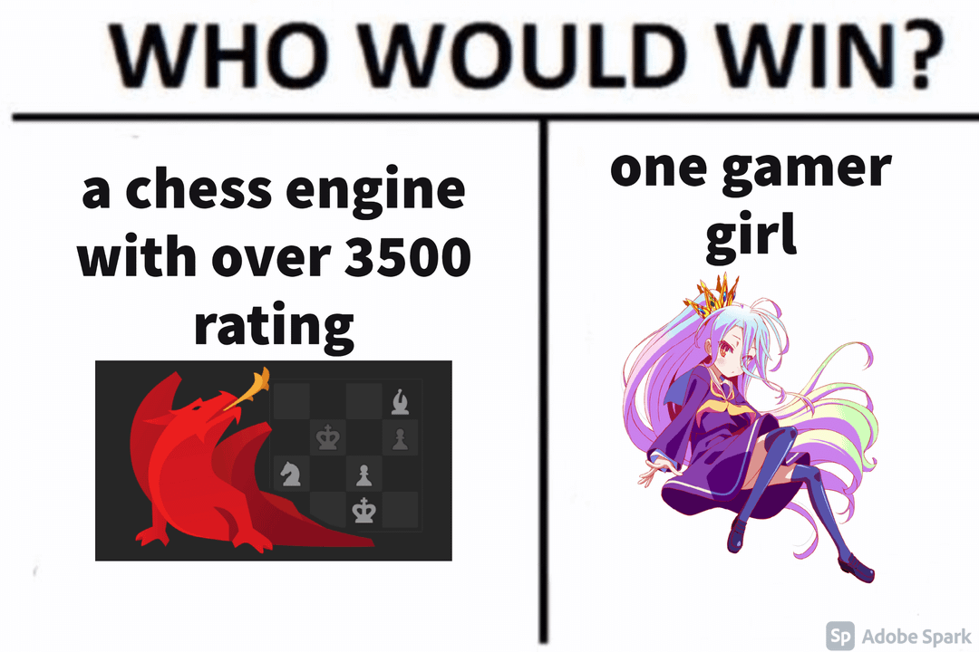 meme anime tentang catur