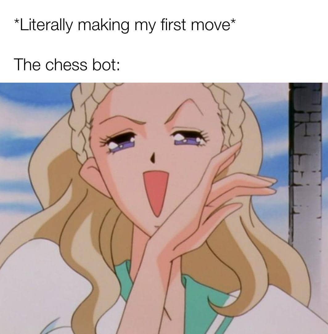 meme anime tentang catur