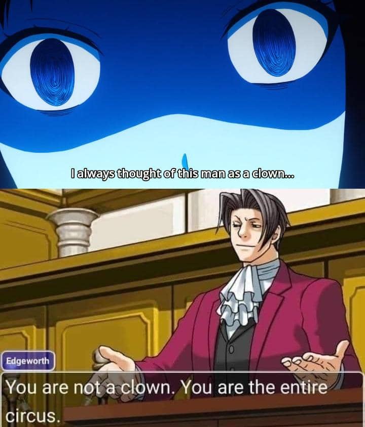 meme anime tentang badut