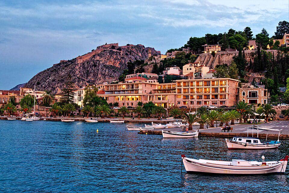 Kota Nafplio di Yunani
