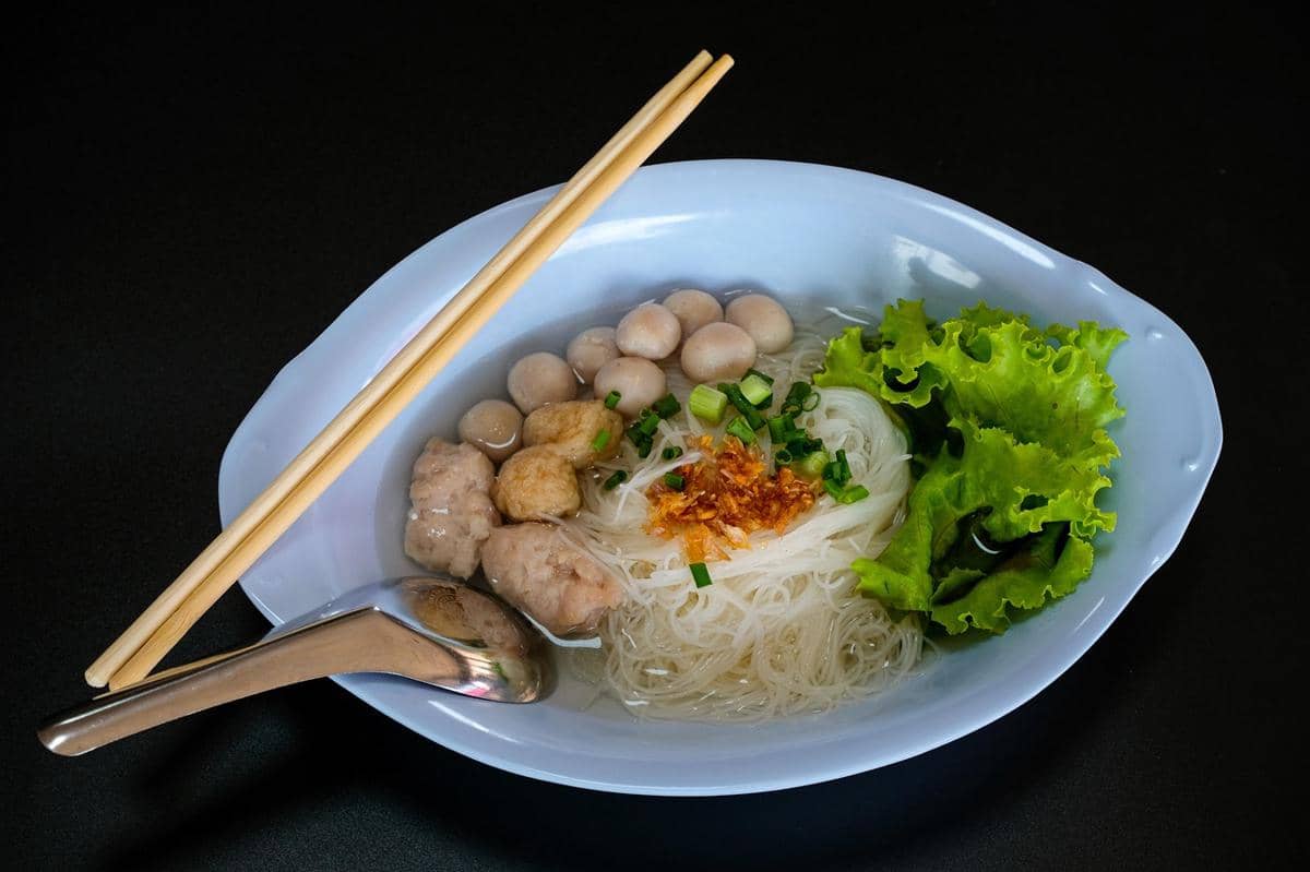 Ilustrasi mie shirataki 