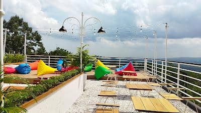 suasana nyaman Omah Wied dari atas