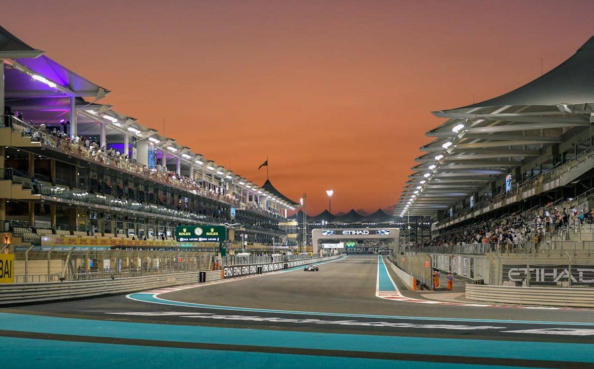 Suasana balapan di Formula 1 GP Abu Dhabi
