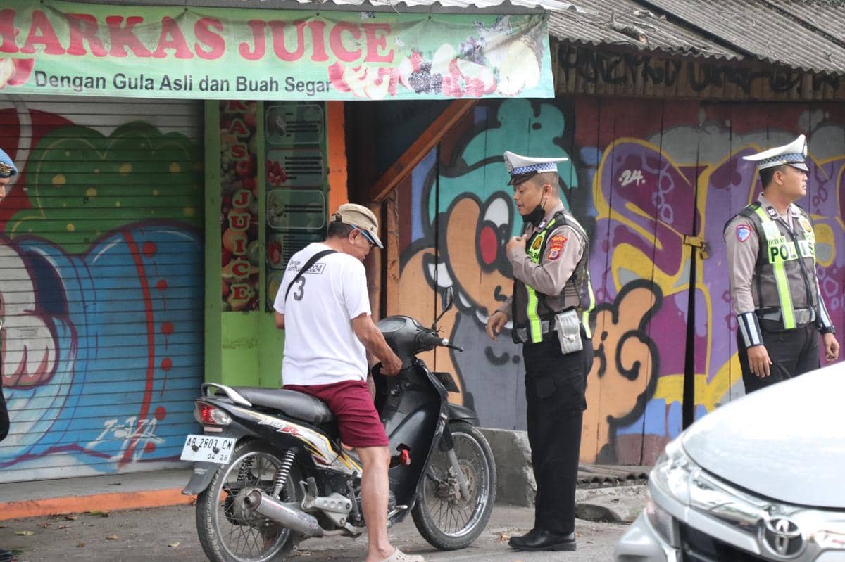 Operasi Zebra Progo 2025 Polres Bantul. (Dok. Polres Bantul)