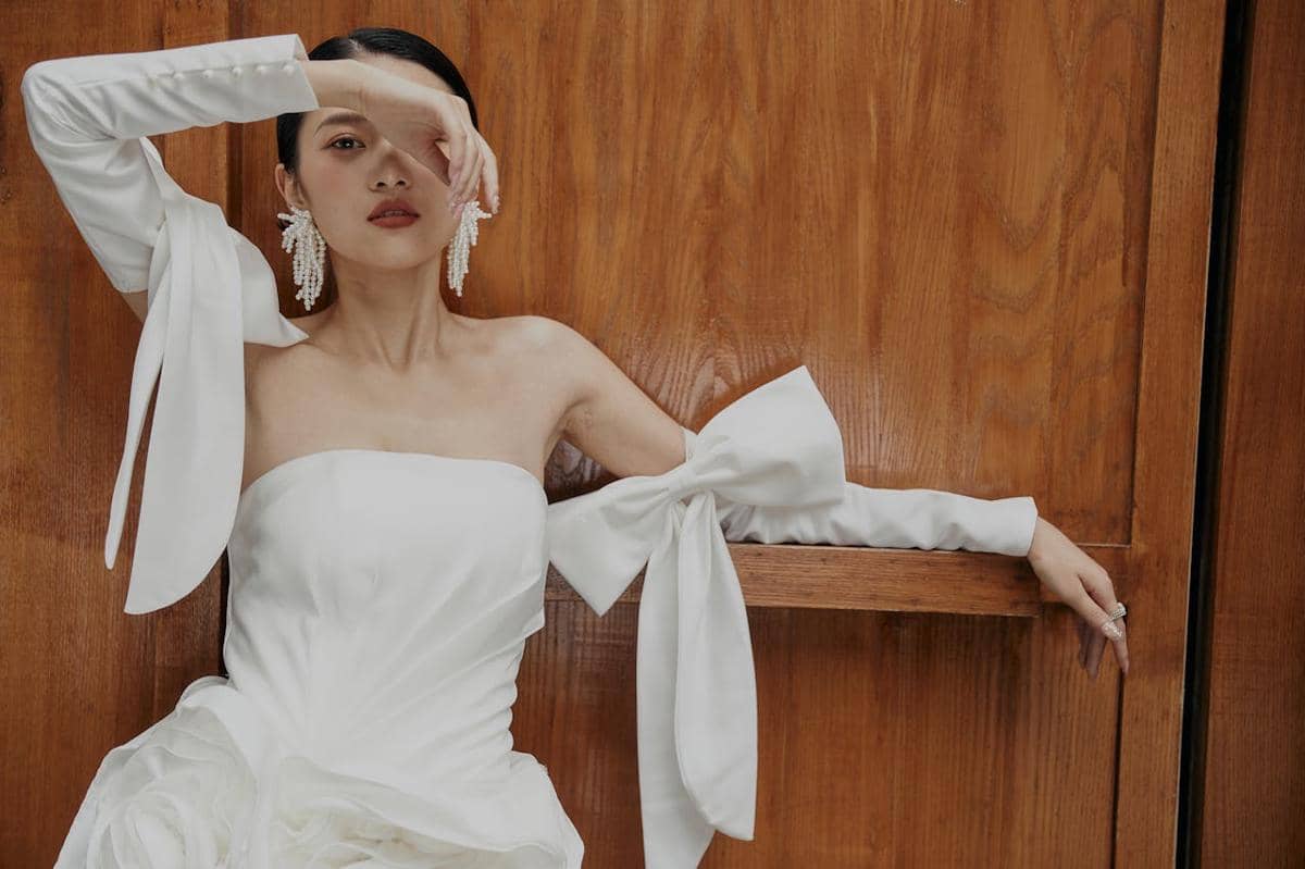 Ilustrasi wedding dress 