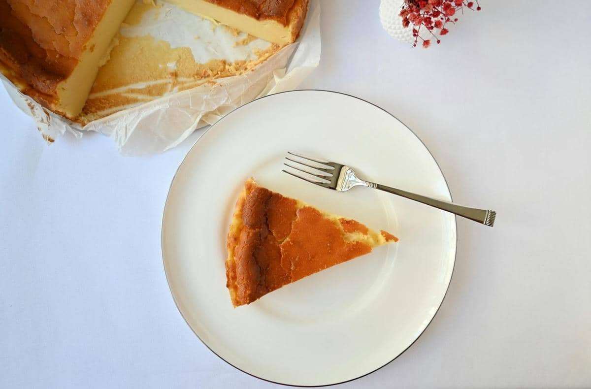 ilustrasi burnt cheesecake rice cooker 