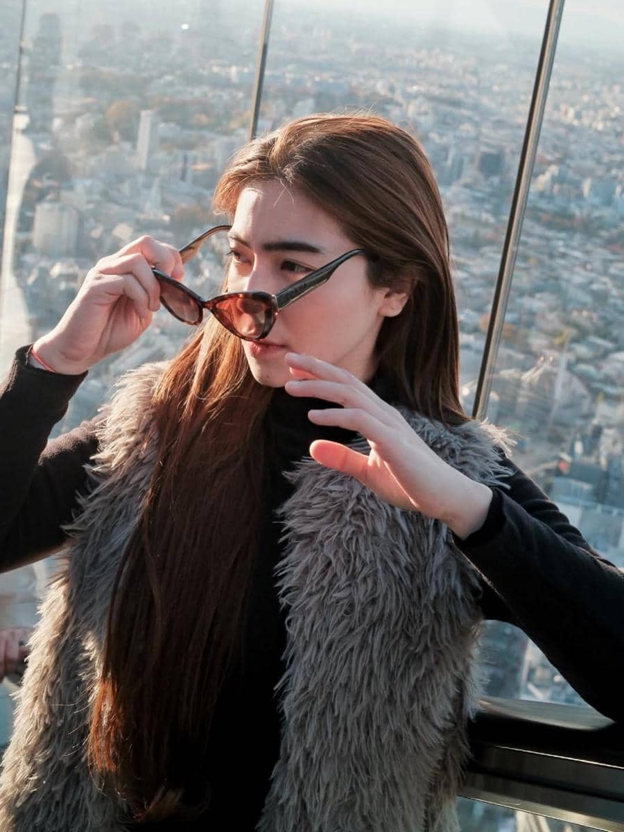 Photoshoot Felicya Angelista di Shibuya Sky