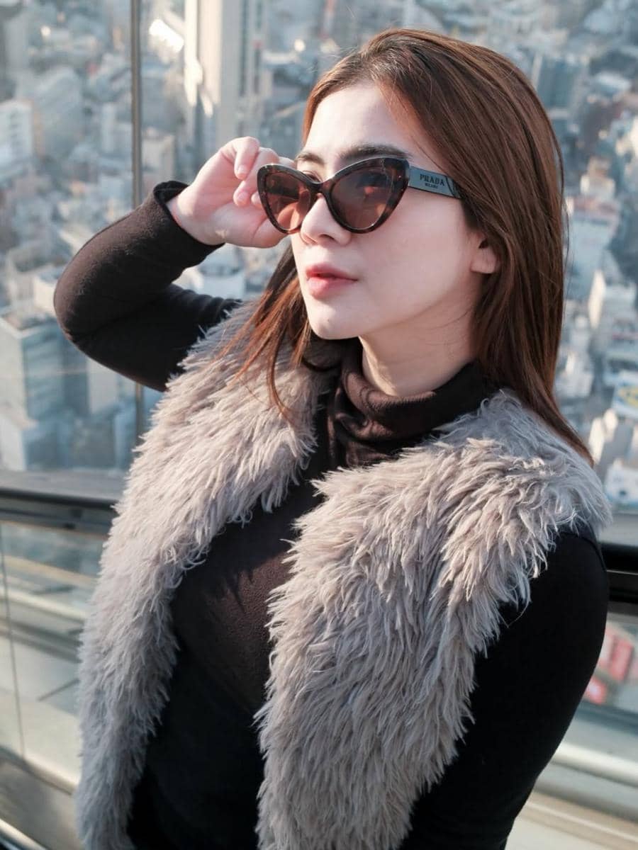 Photoshoot Felicya Angelista di Shibuya Sky