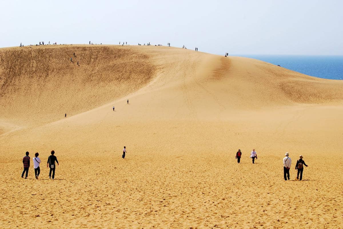 potret Tottori Sand Dunes