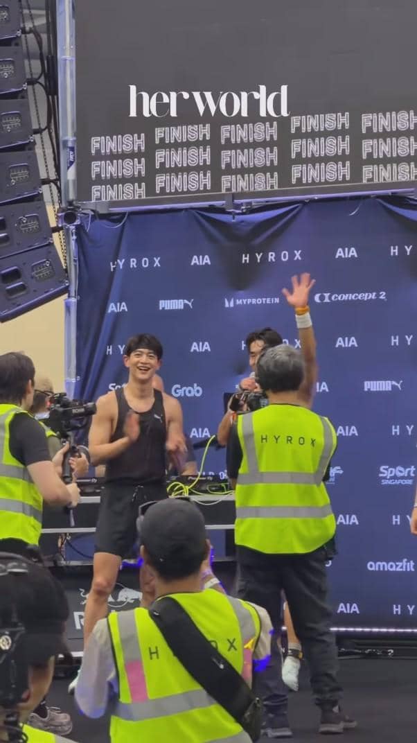 Minho SHINee ikut Hyrox di Singapura