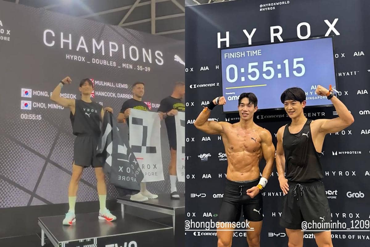Minho SHINee ikut Hyrox di Singapura