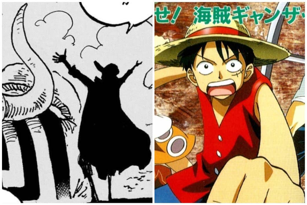 Joy Boy dan Luffy Ganzack. (Dok. Shueisha, Eiichiro Oda, Toei Animation/One Piece)