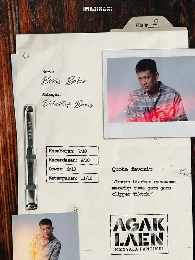 potret Boris Bokir di Agak Laen: Menyala Pantiku!