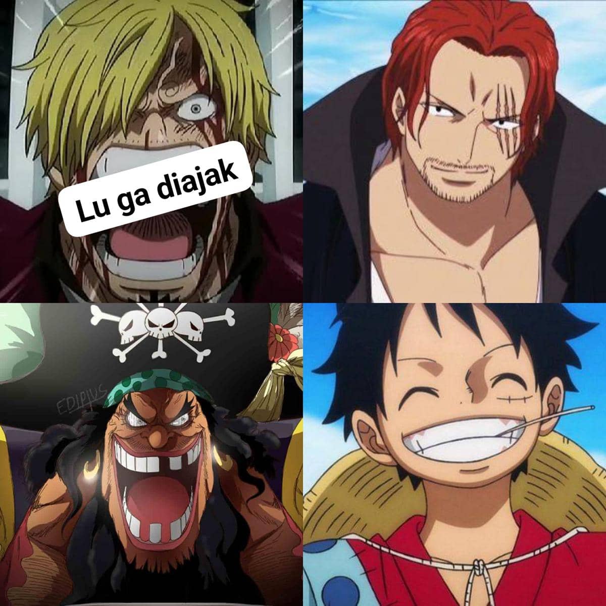 Para tokoh One Piece yang punya privileage nama besar ayah mereka
