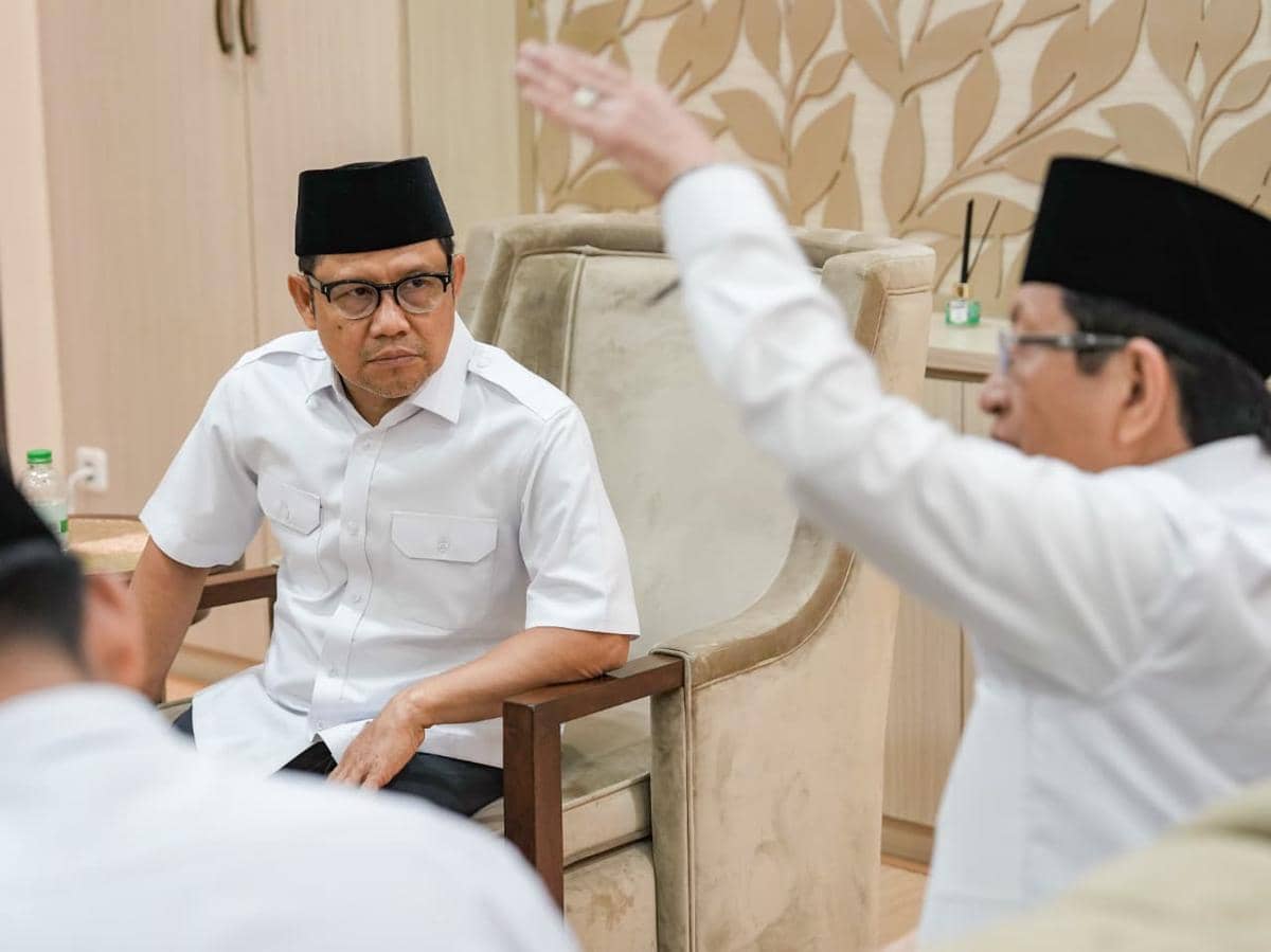 Menko PM Muhaimin Iskandar dalam workshop program Go Global di Bandung, Senin (1/12/2025)/ dok Humas PM