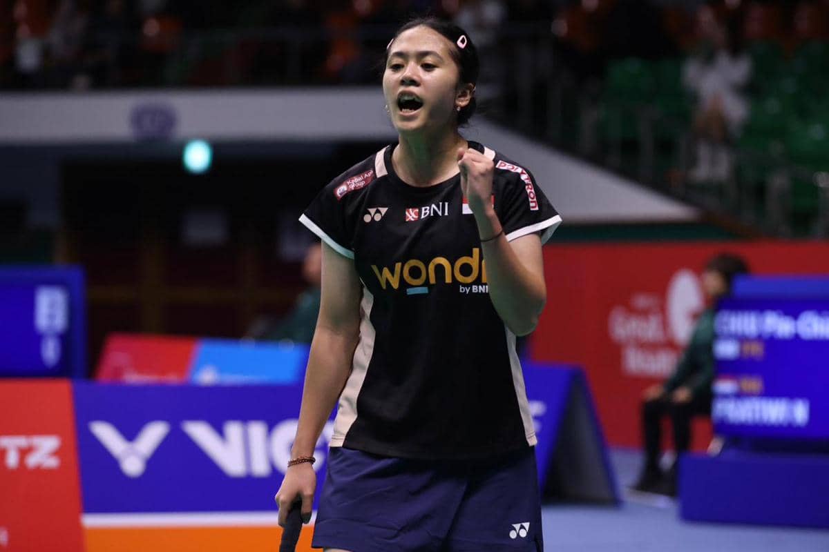 Tunggal putri muda Indonesia, Ni Kadek Dhinda Amartya Pratiwi di Korea Masters 2025 