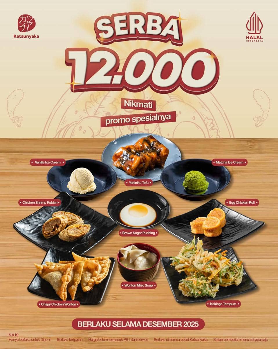 Promo Katsunyaka Desember 2025 