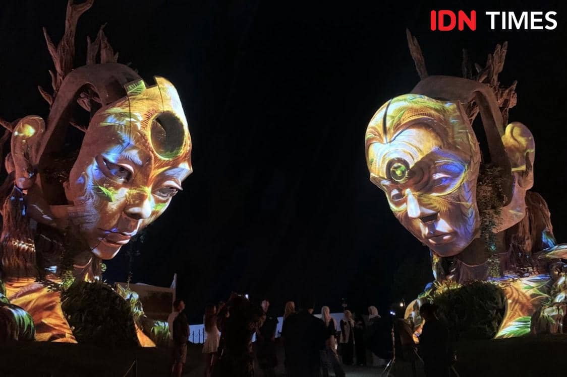Potret The Earth Sentinels di Nuanu Creative City, Tabanan, Bali 