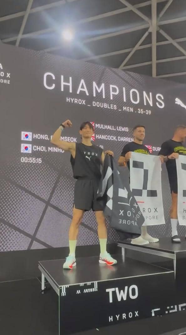 Minho SHINee ikut Hyrox di Singapura