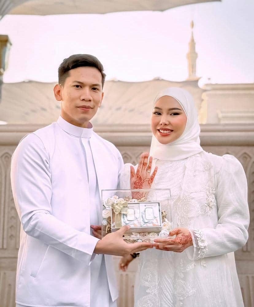 potret pernikahan Dara Arafah dan Rehan Mubarak