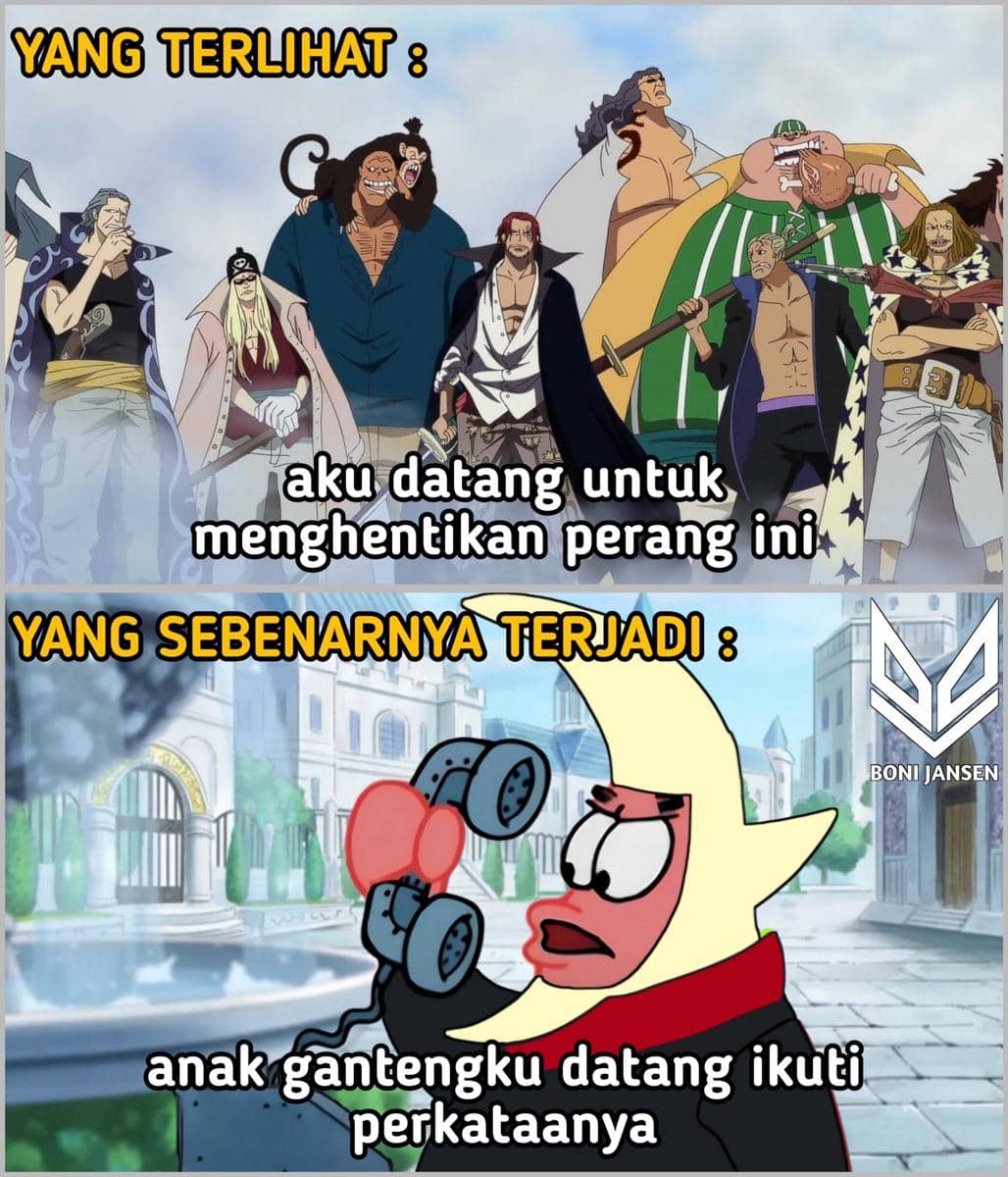 Meme Shanks dan Garling - Boni Jansen