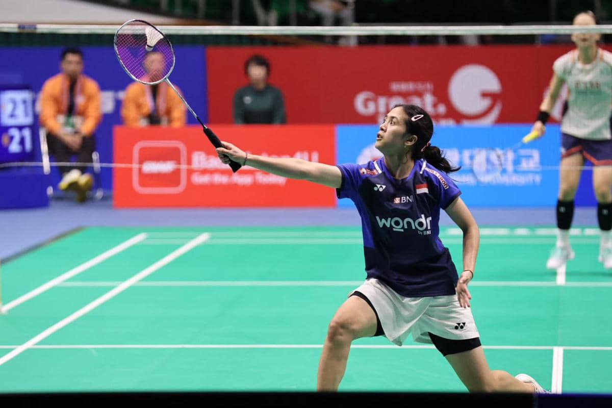 Tunggal putri muda Indonesia, Ni Kadek Dhinda Amartya Pratiwi di Korea Masters 2025 